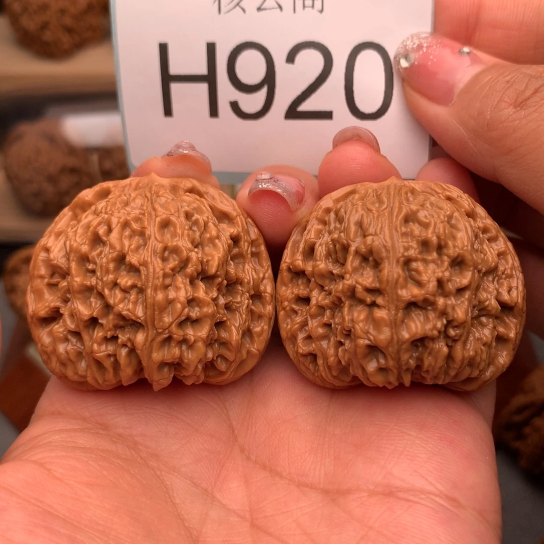 文玩核桃把件41涿鹿南疆石拉丝蚂蚁纹毕业对