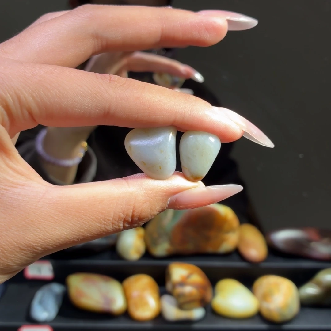 和田玉未镶嵌挂件10.8