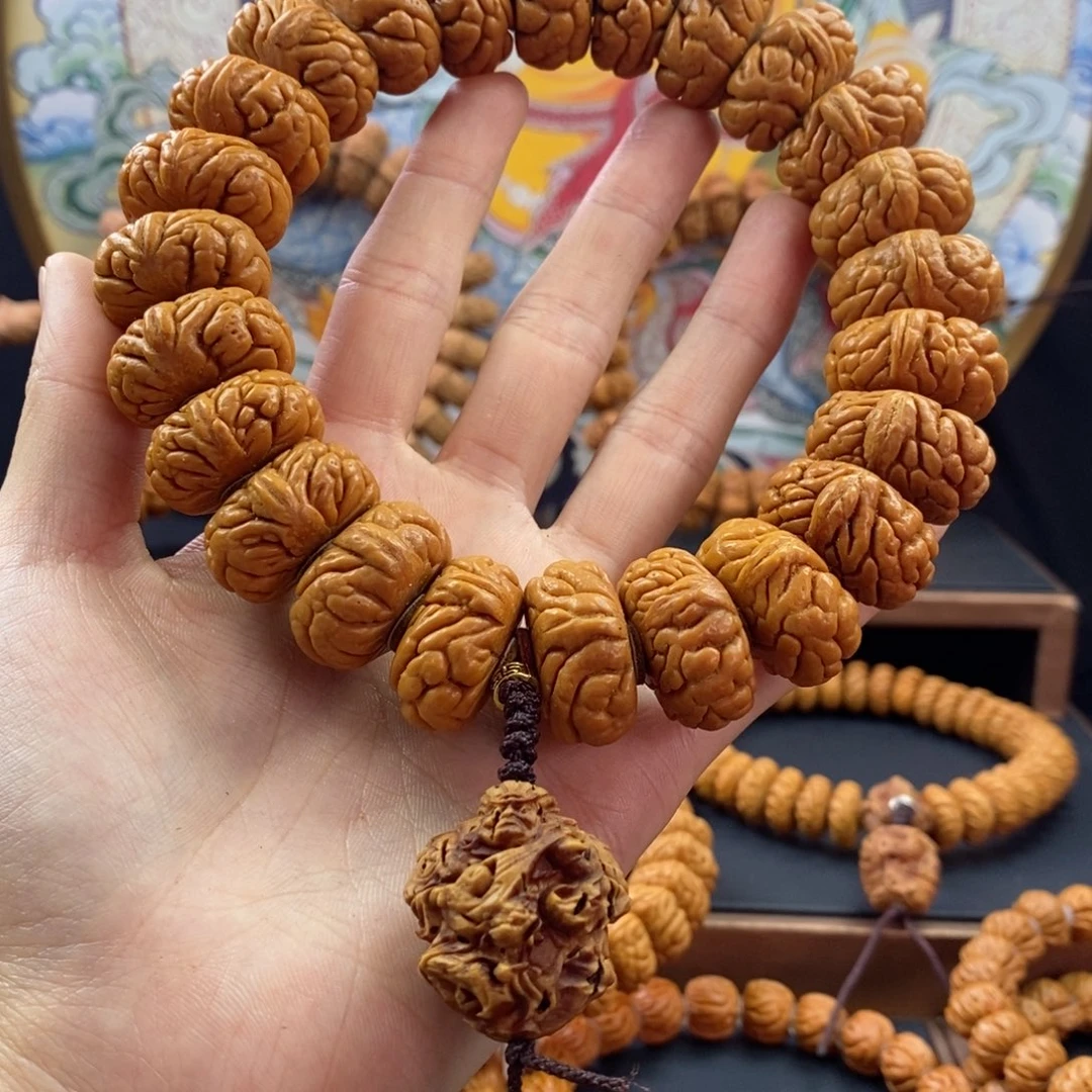 桃核手串龙纹桃核矮霸