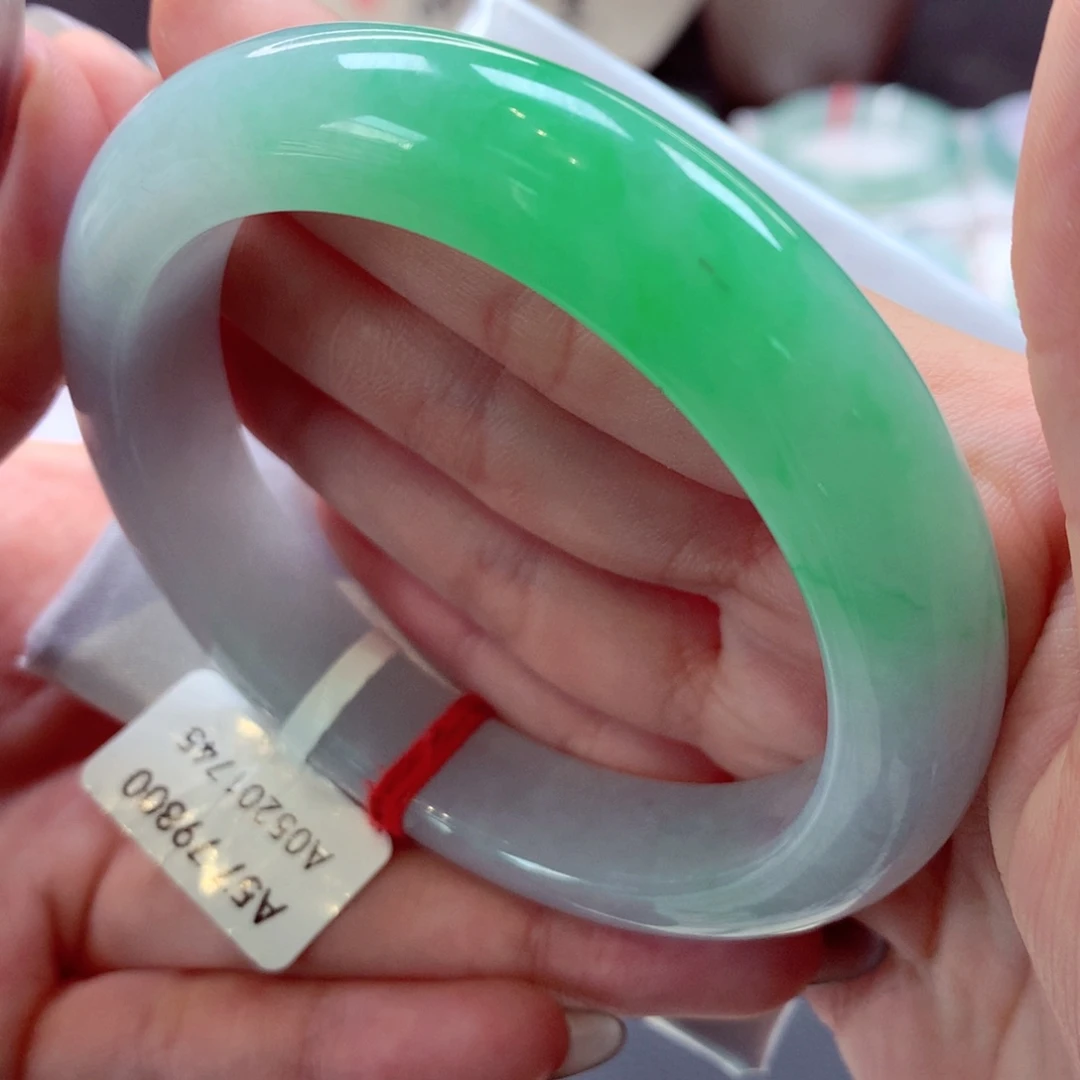 翡翠手镯未镶嵌正圈33（27号）