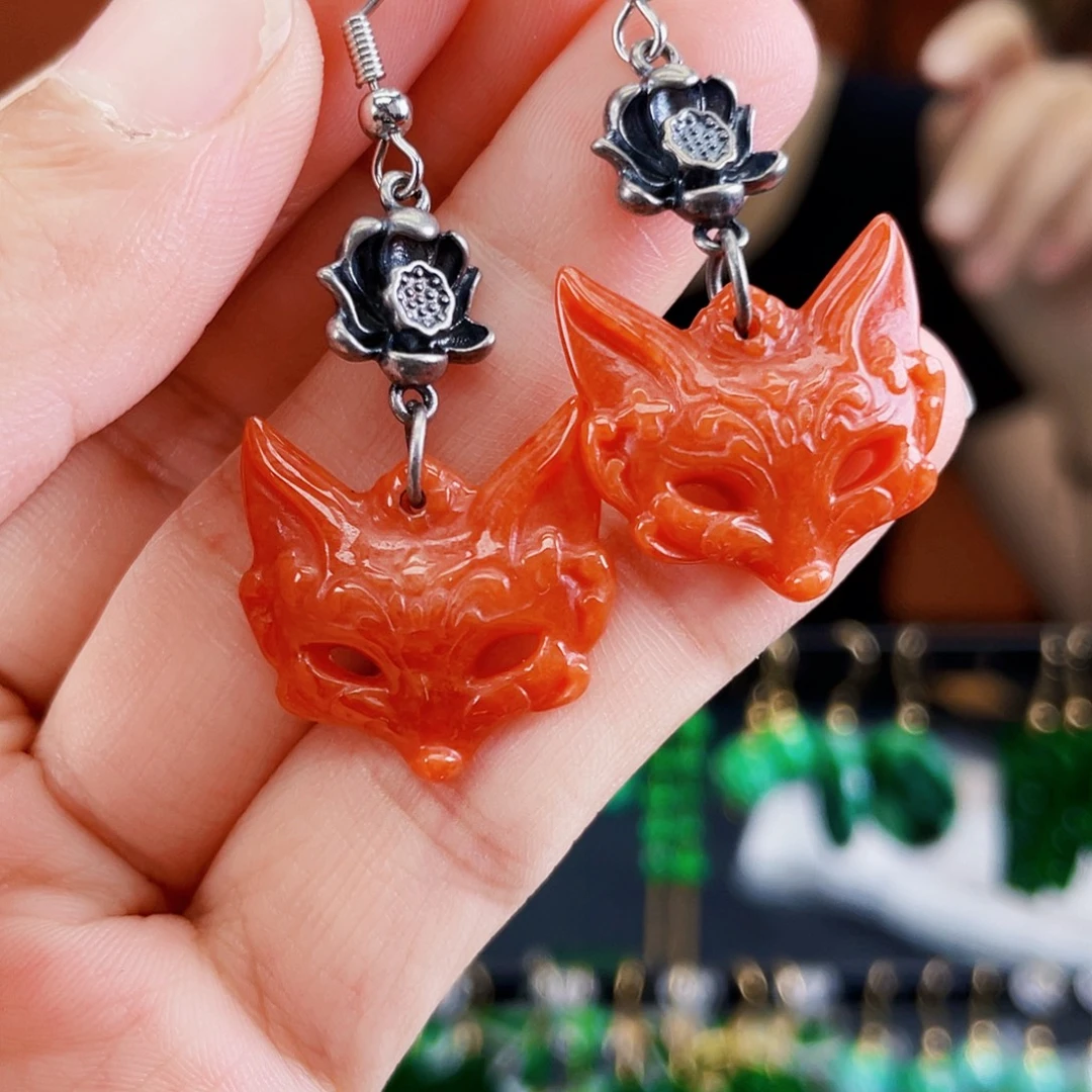 未镶嵌翡翠耳饰饰品