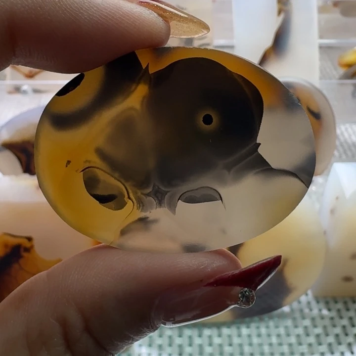 玛瑙/玉髓未镶嵌项链