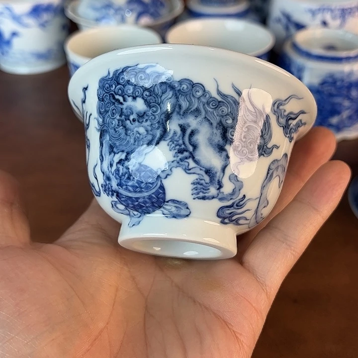 .***覺瓷片景德镇全手工手绘陶瓷