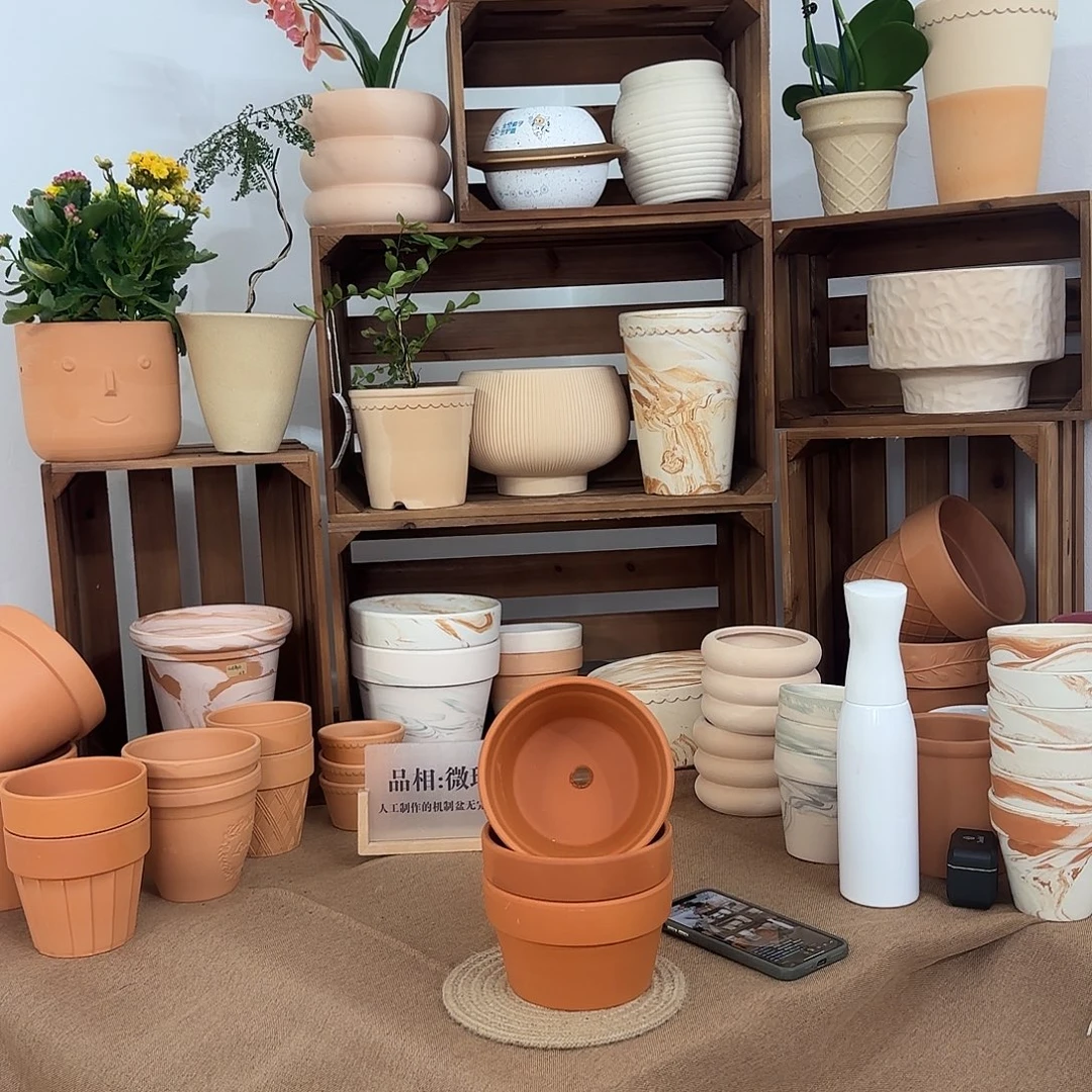 微瑕矮盆口14高8（3个装）