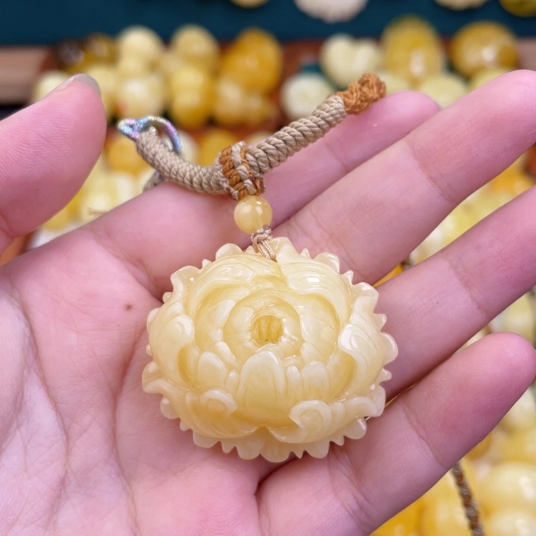 蜜蜡项链未镶嵌蜜蜡
