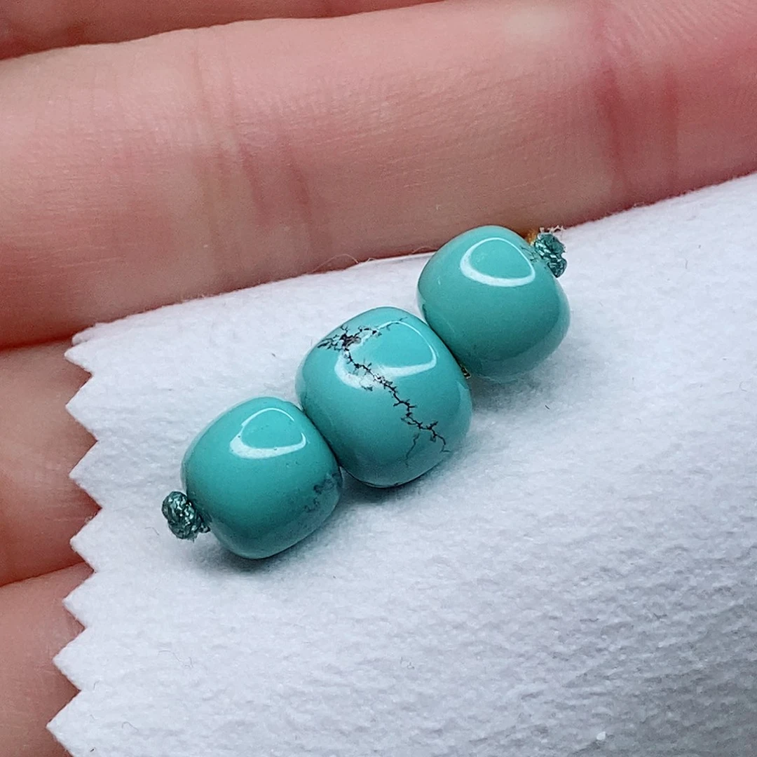 绿松石老型套装 腰8.7未镶嵌