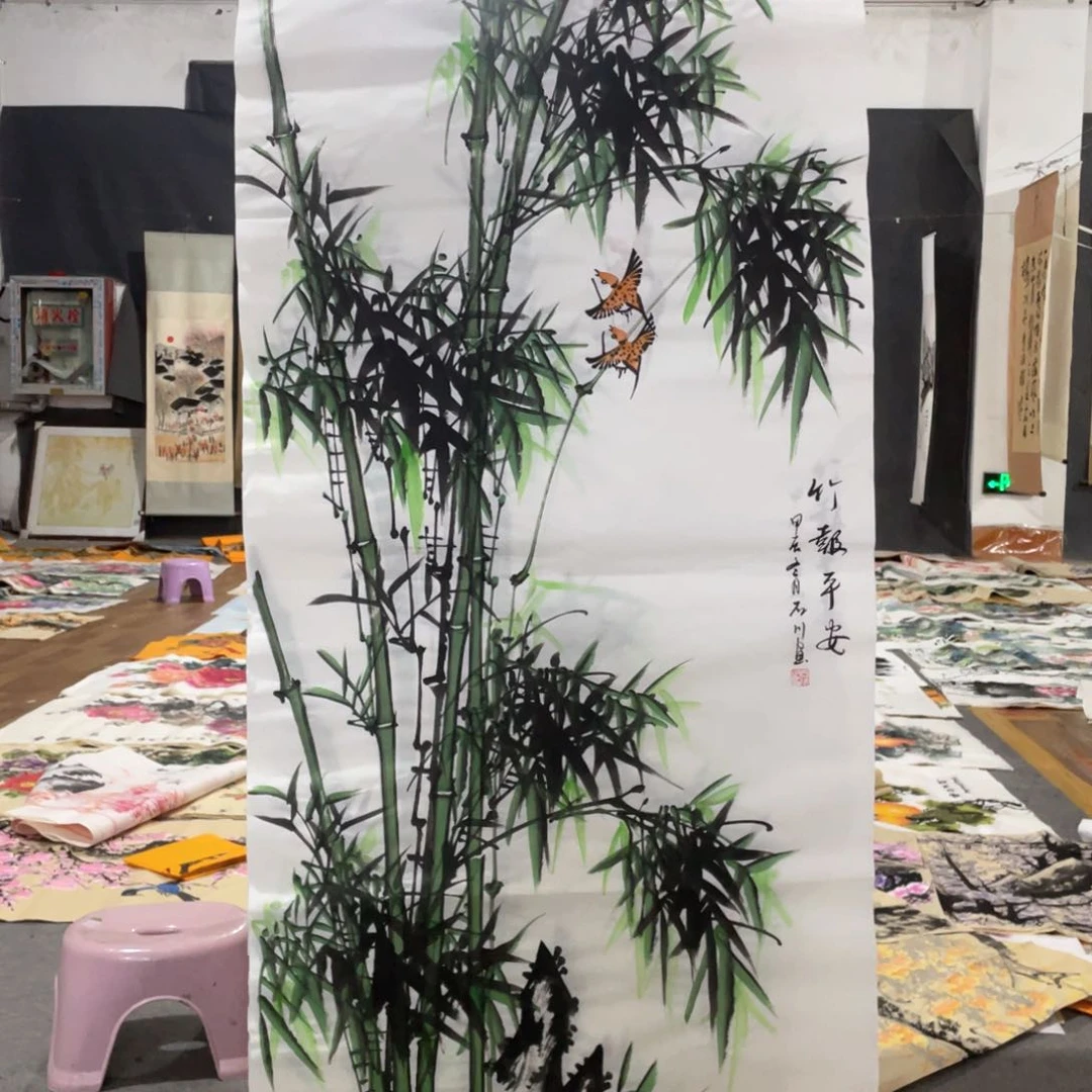 国画国画作品画心一张