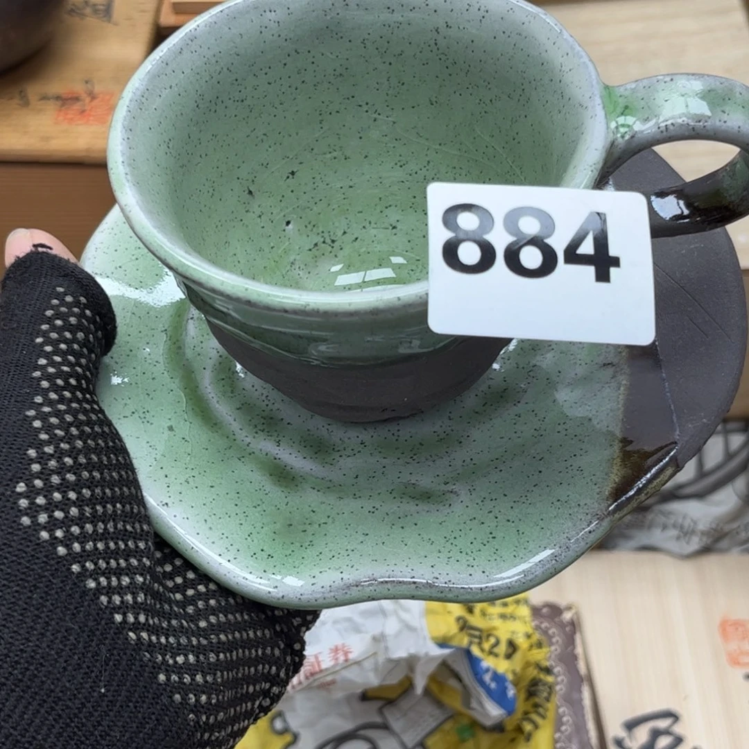 瓷片摆件工艺品摆件666