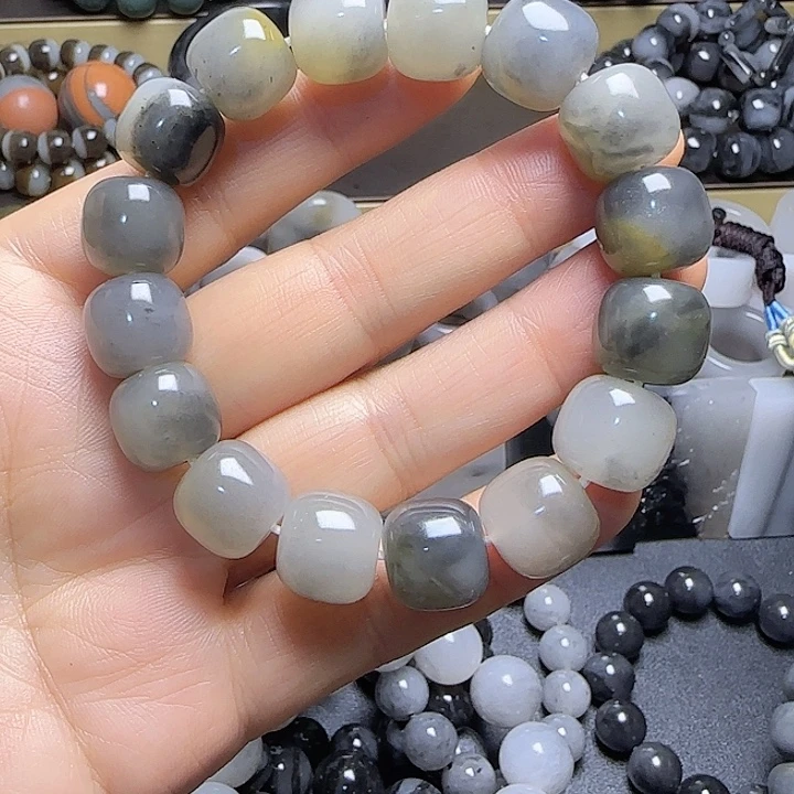 用***5非金属饰品珠子青花