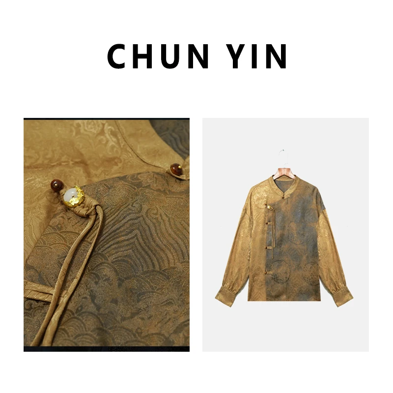 李理LELE  『忘江南』  新中式国风休闲百搭时尚复古上衣21213