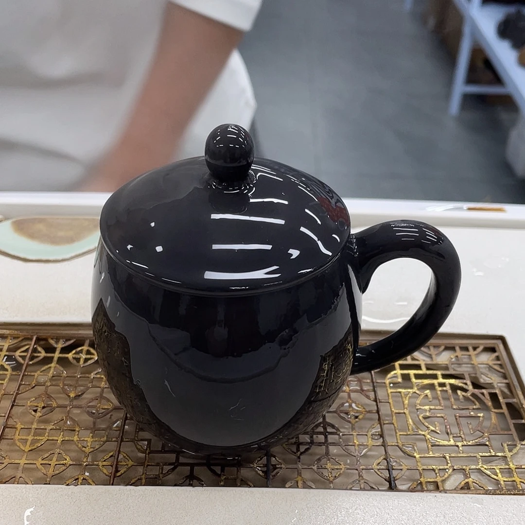 紫砂茶杯紫砂石小蛋