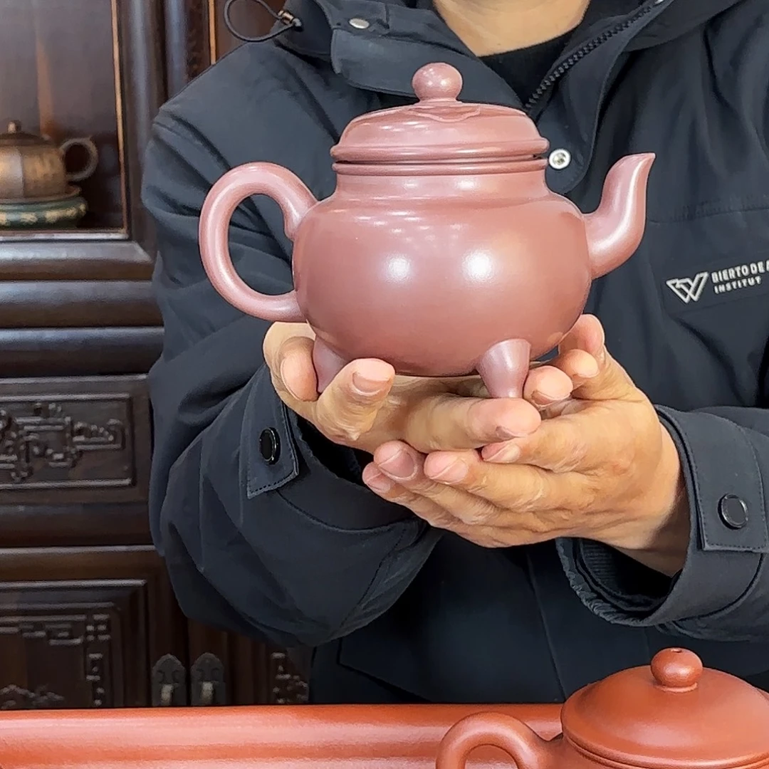 紫砂茶壶冯伟老师紫砂壶300cc不退不换光素
