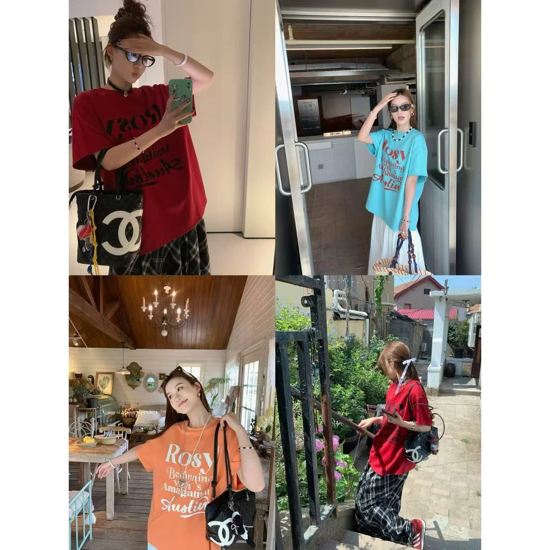 徐秋阳  心想事成（大版型）夏季新款百搭显瘦短袖12967*13029