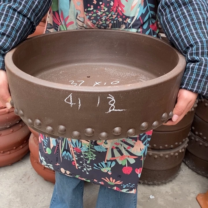 紫砂花盆身体乳房子