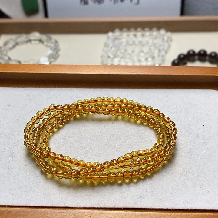 非金属卡4mm+巴西黄三圈