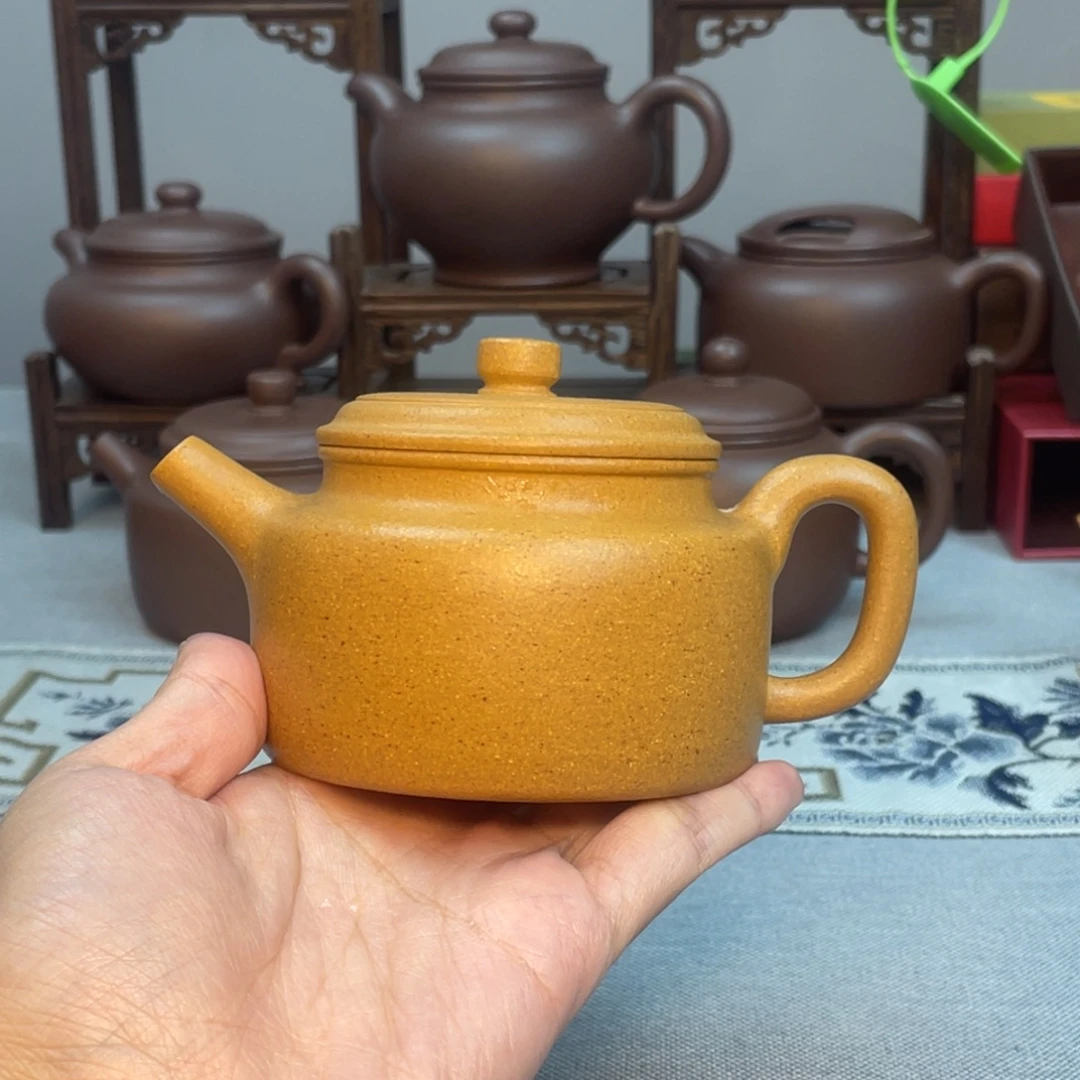 三***方紫砂茶杯黄金段德中