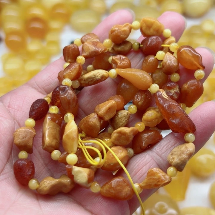 未镶嵌琥珀（矿物珀）裸石