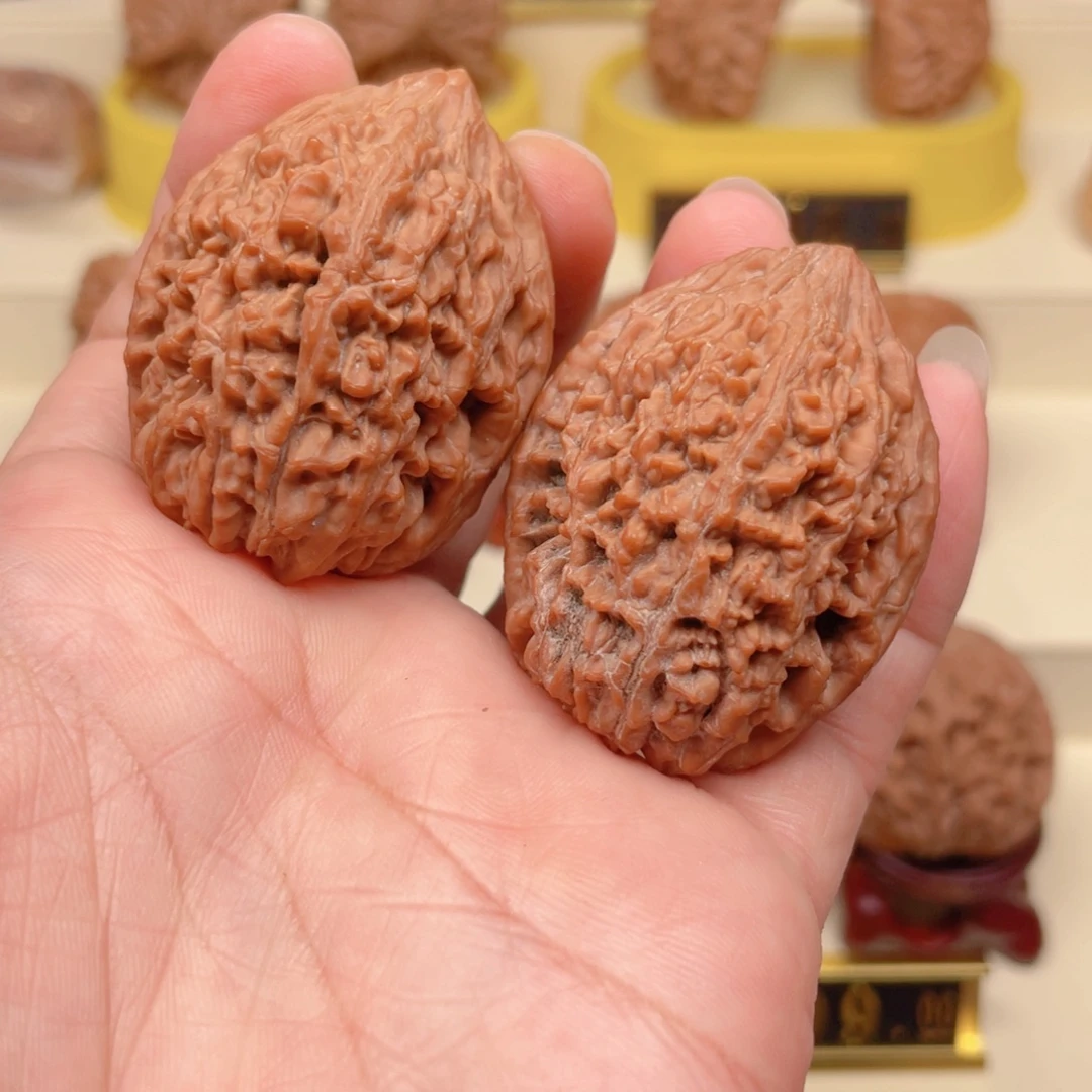 文玩核桃把件精配大蒜头35