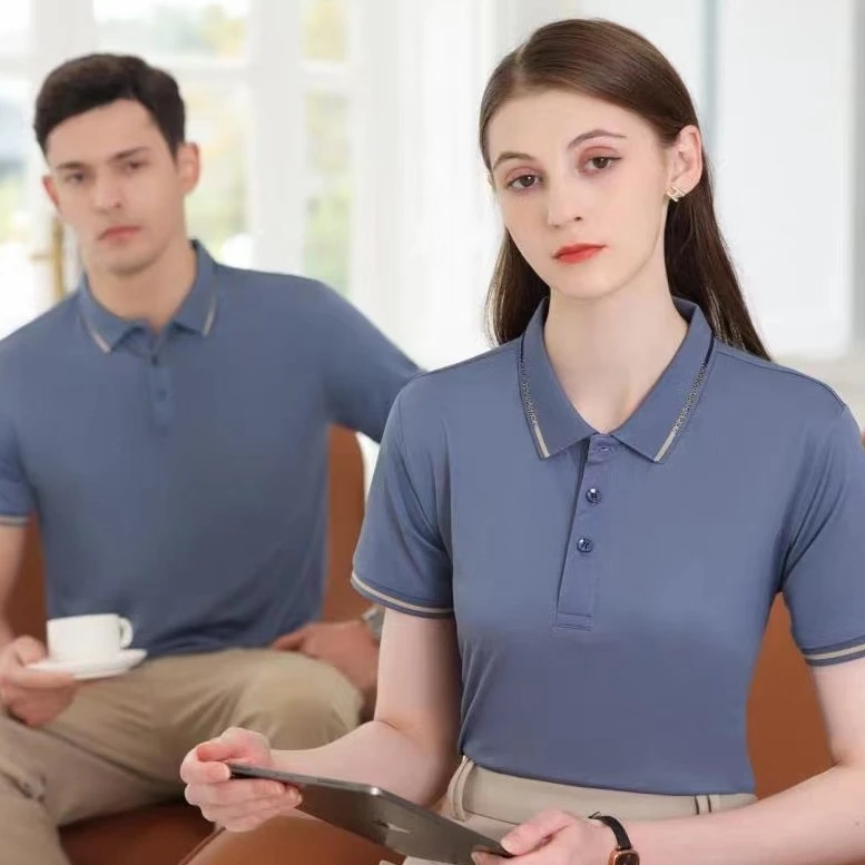 t恤纯色宽松型短袖半袖时尚夏季免烫透气Polo衫男