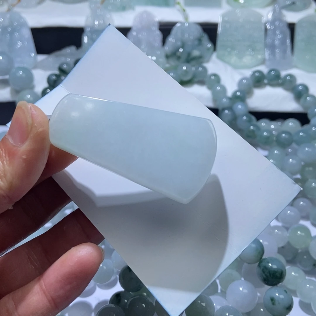 定制翡翠未镶嵌无事牌