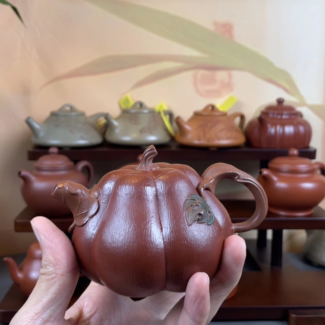 朝***阳紫砂茶壶南瓜段泥200毫升