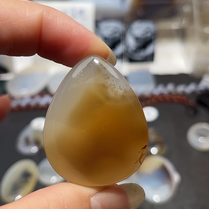 玛瑙/玉髓未镶嵌吊坠(不含链)