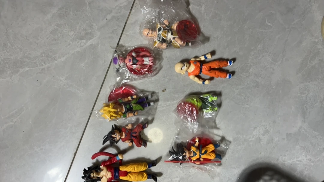 国产七龙珠摆件，粉丝福利，瑕疵拉胯蹭漆蹭色掉漆适合手艺人改造