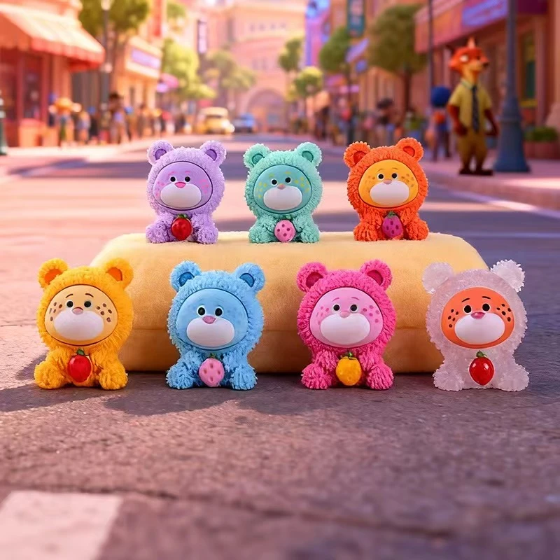 【硕硕家】对对碰扎手草莓熊萌粒摆件