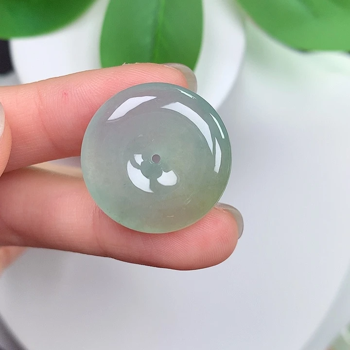 翡翠未镶嵌颈饰48;23.7-5.8