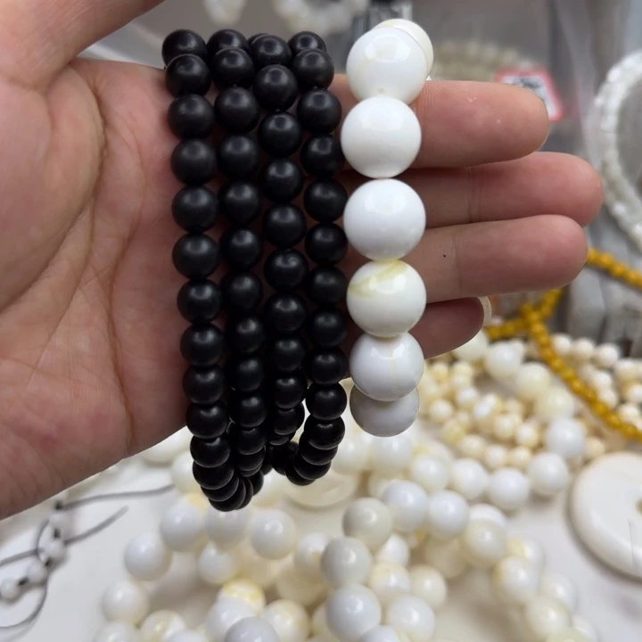 东非黑黄檀（紫光檀）手串/手链带黄1.4手串