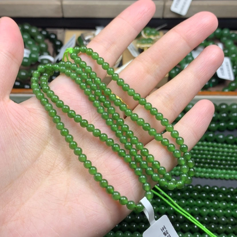 【闪购商品】颈饰未镶嵌和田玉（碧玉）4
