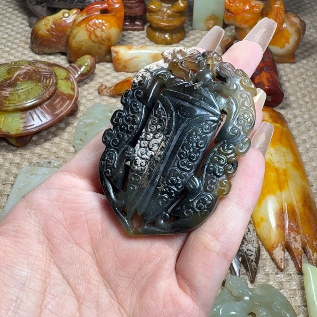白玉菩提吊坠挂件