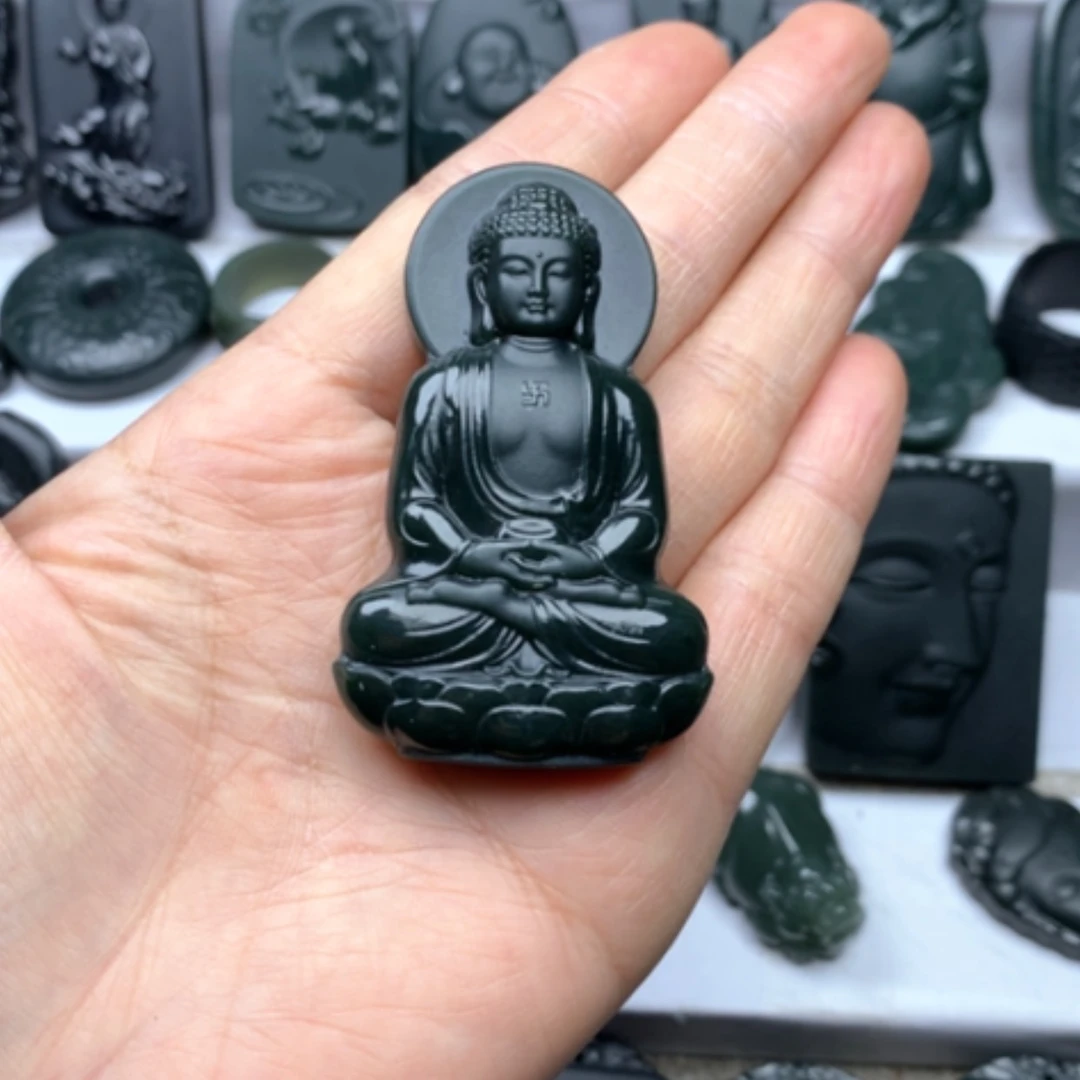 【闪购商品】和田玉颈饰未镶嵌萧**外双面雕刻