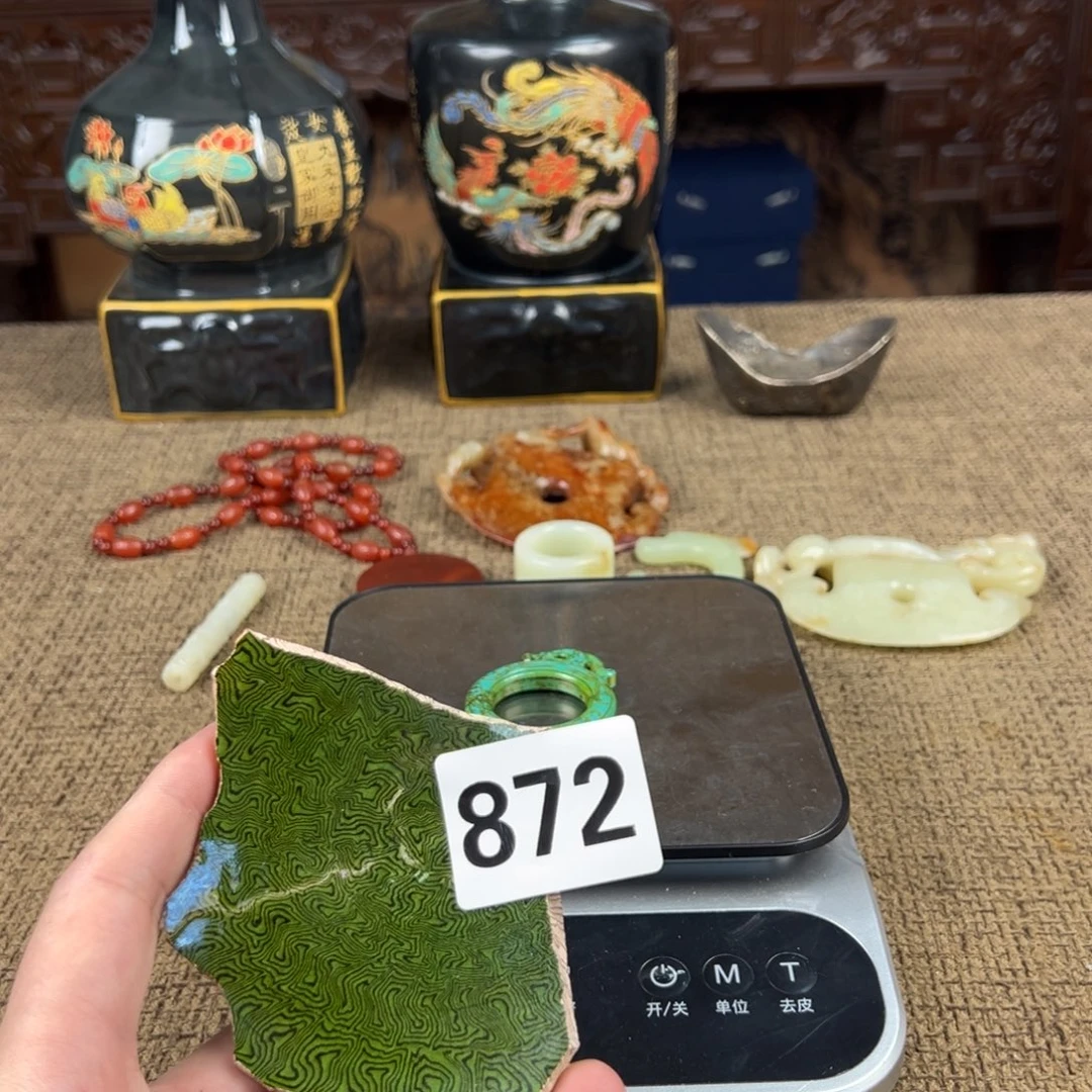 瓷片正能量瓷器摆件