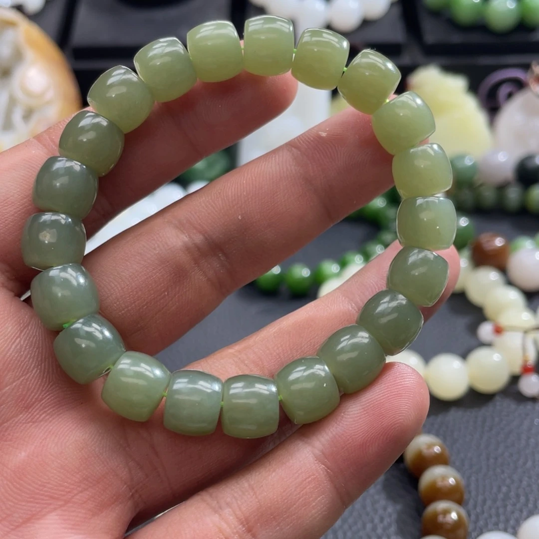 和田玉手串未镶嵌