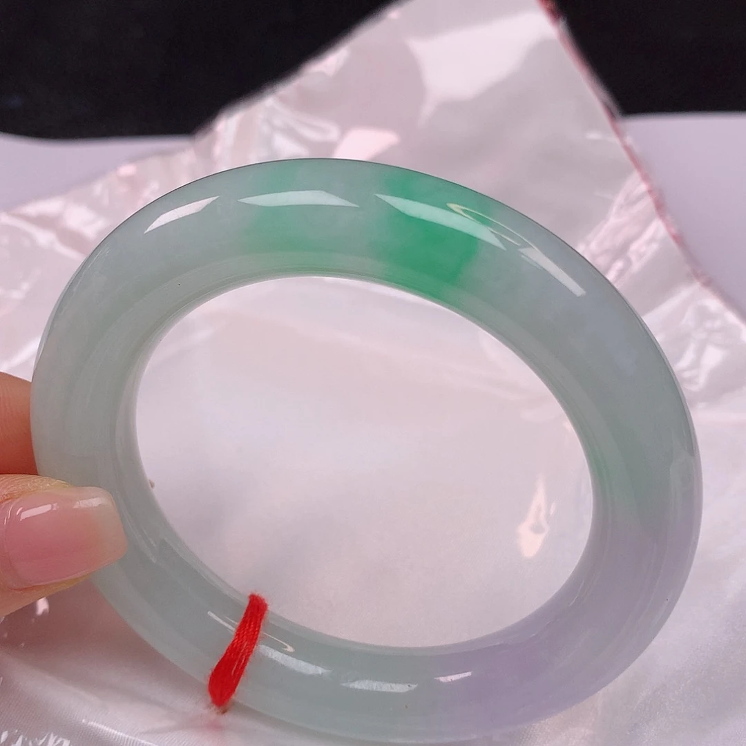 【闪购商品】未镶嵌手镯翡翠54圆条手镯