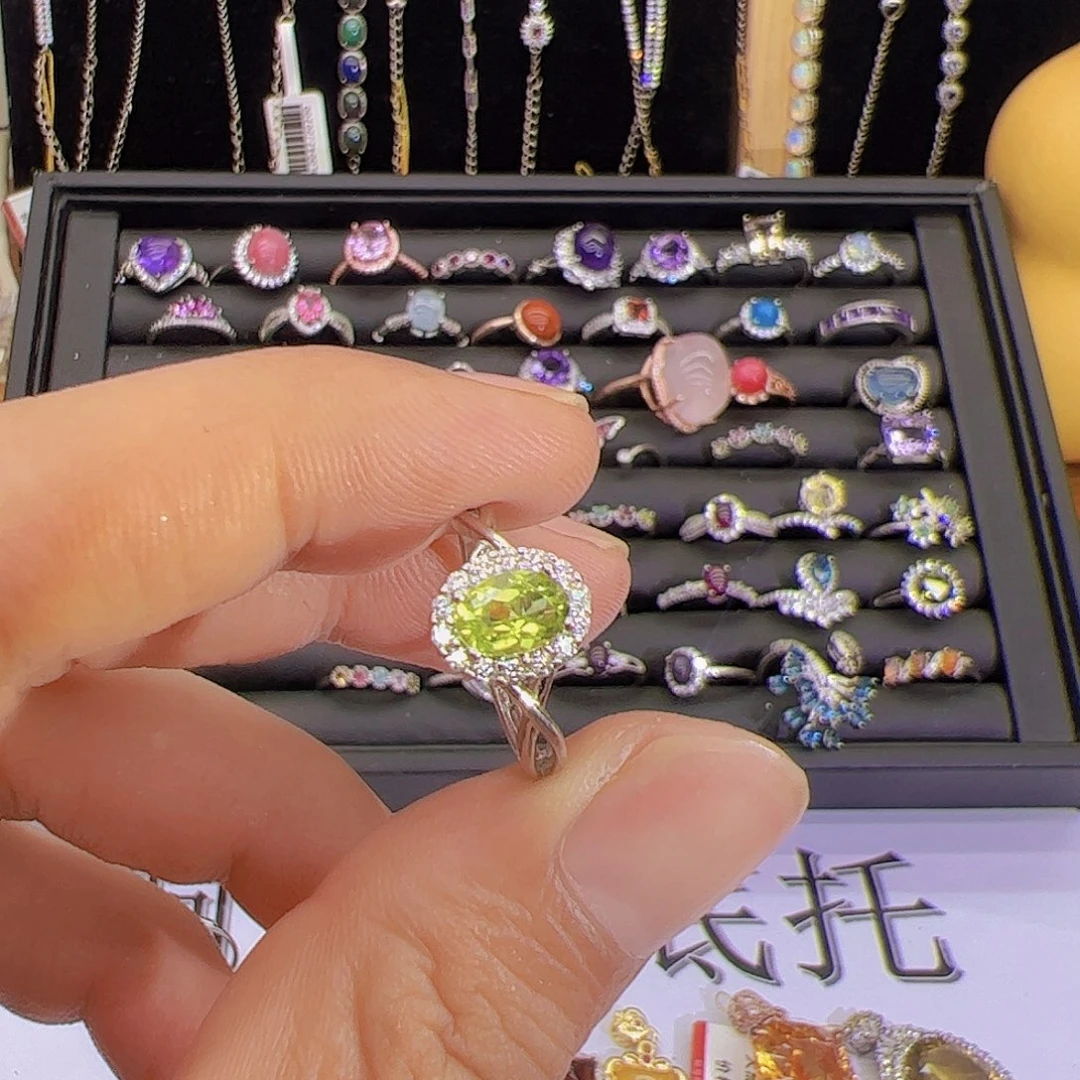 水晶珠宝半成品未镶嵌