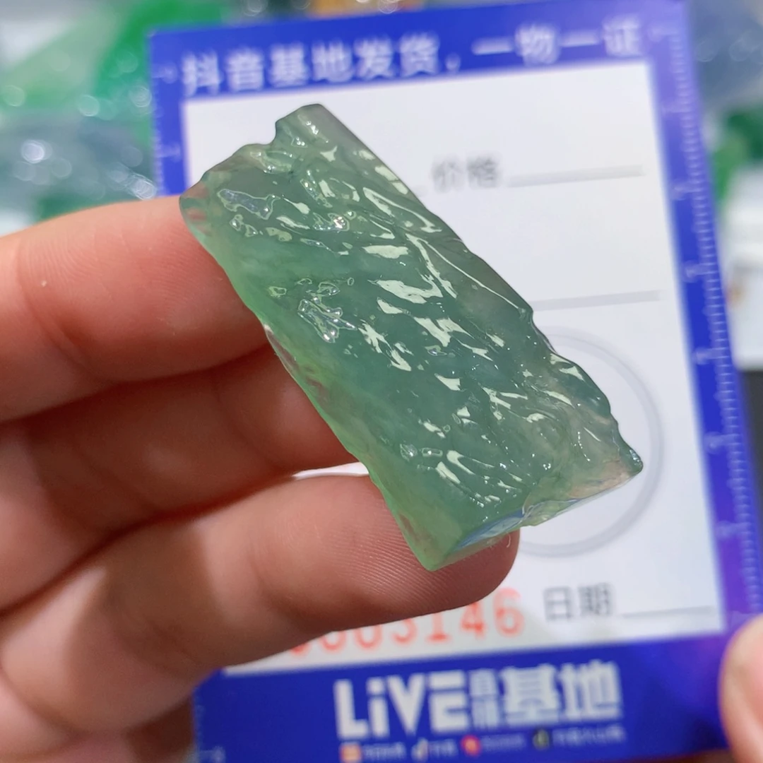 翡翠未镶嵌颈饰保真