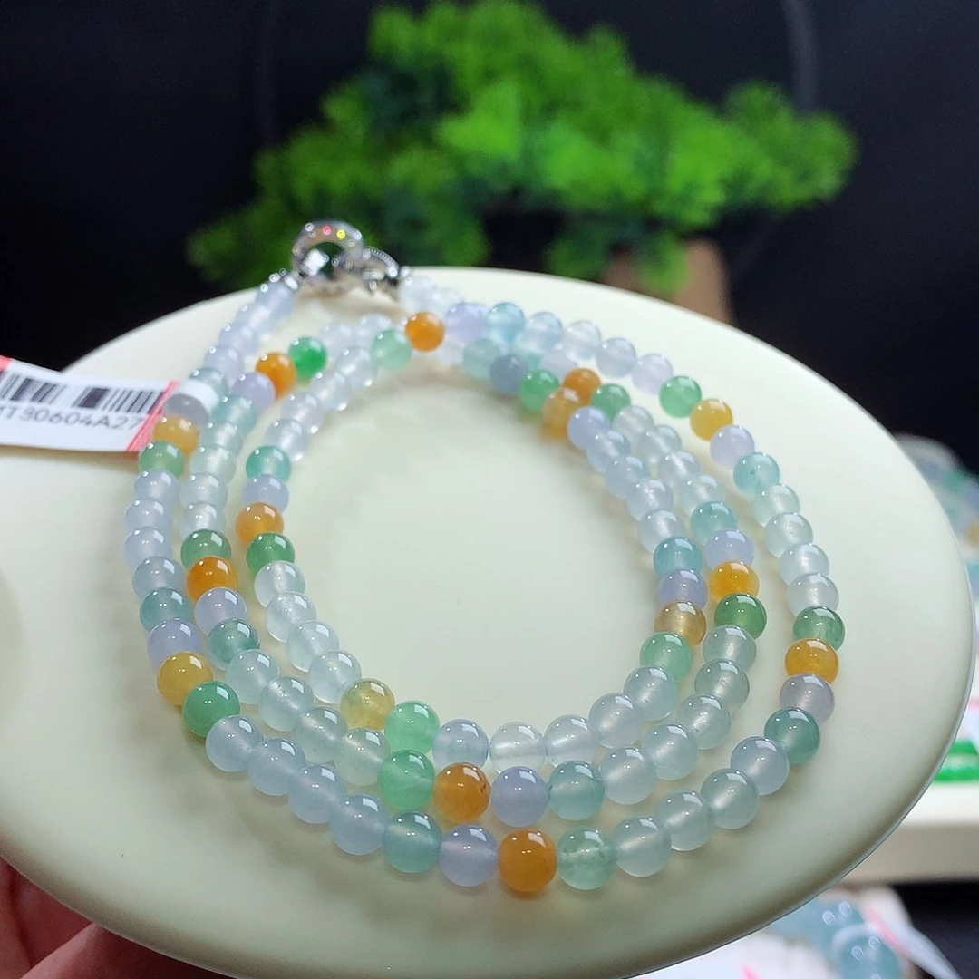 项链未镶嵌翡翠卡5mm