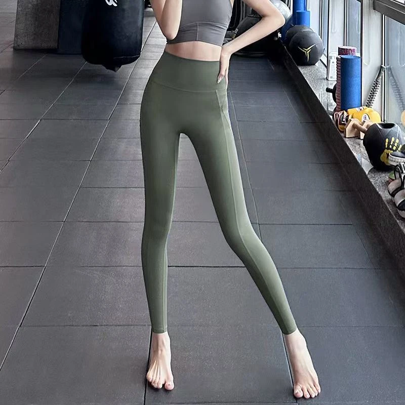 直播300号瑜伽服显瘦运动时尚美背时尚高腰弹力无缝裸感透气性感