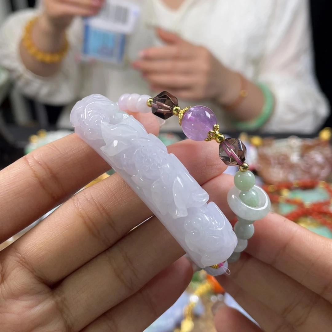 未镶嵌手链翡翠代编织