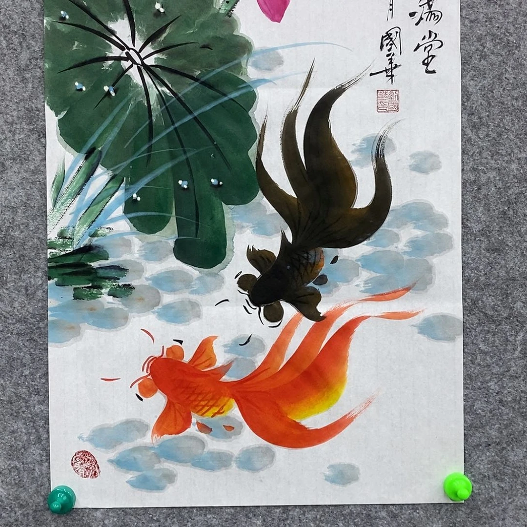 国画刘国华手绘作品111