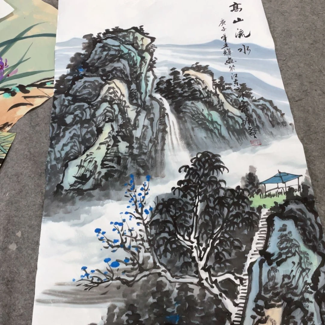 国画国画作品画心一张