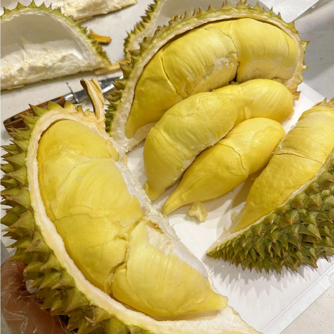 【2斤纯果肉现开】泰国新鲜树熟金枕榴莲（核小）软糯香甜2斤金枕泰国榴莲小时达！！！金枕泰国