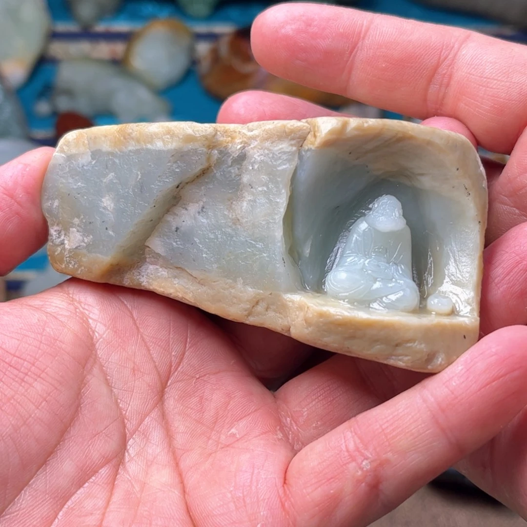 和田玉摆件未镶嵌祤*?