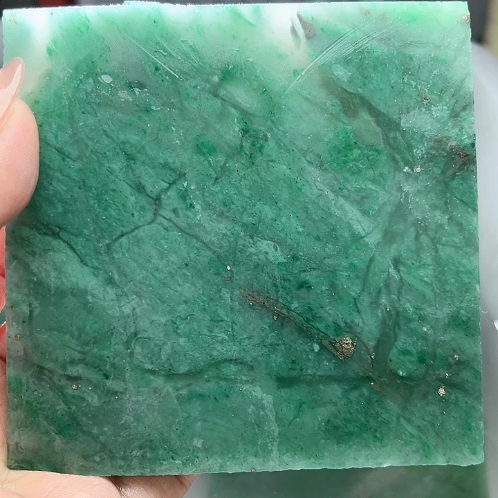 定制石英质玉定制天然非洲翠手镯