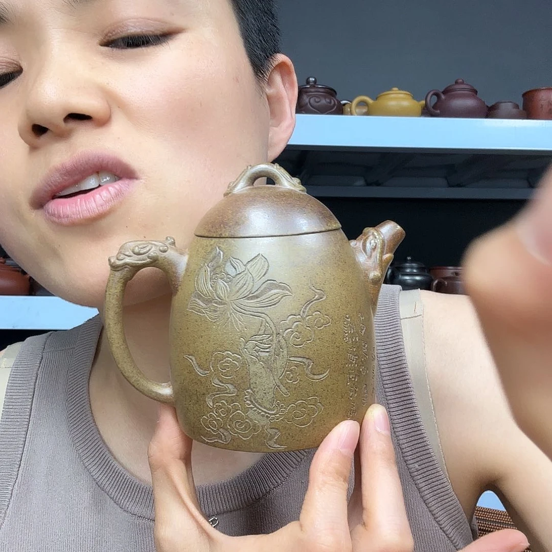 茶壶紫砂民间手艺人全手工制作