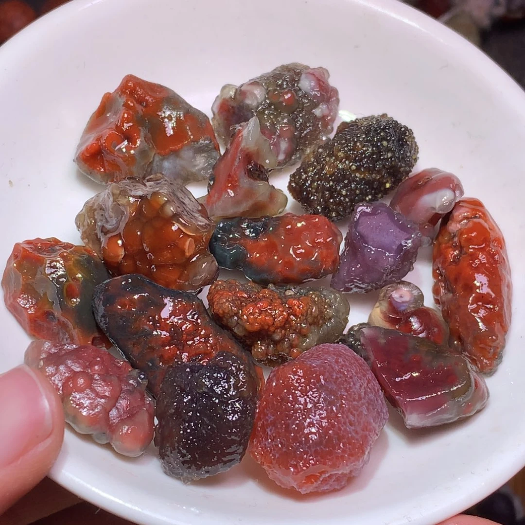 未镶嵌玛瑙/玉髓珠宝半成品