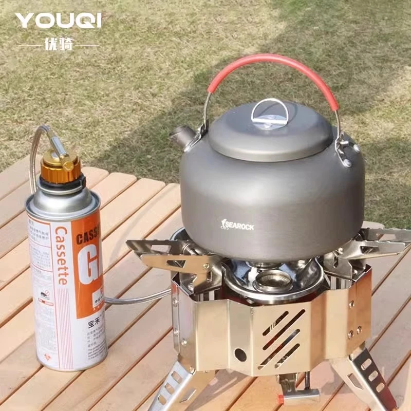 优骑户外四季炉防风猛火炉露营套装炉具卡式煤气便携式野营炊具