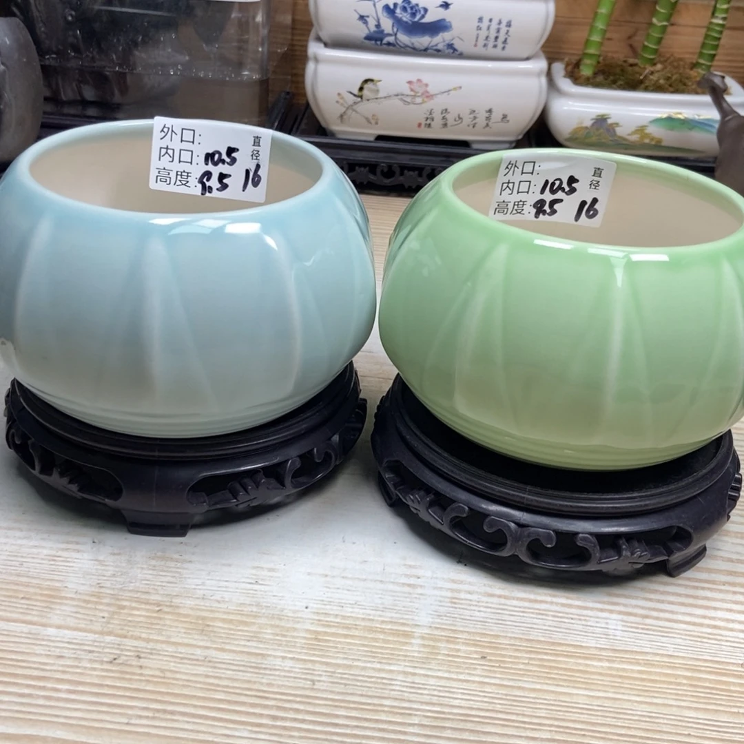 瓷片陶瓷花盆陶瓷艺术
